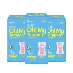 화이트 체내형 생리대 오마이탐폰 위생용품 8개입 X 3팩 MNS
