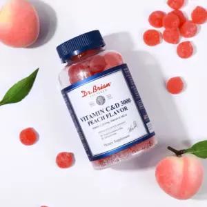 닥터브라이언 복숭아맛 비타민C D 젤리 영양 100구미 BNS
