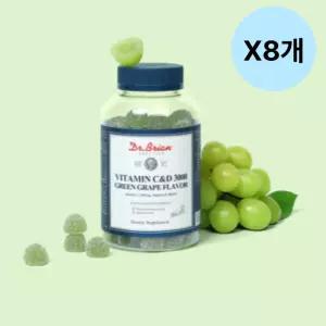 닥터브라이언 비타민 C 젤리 청포도맛 100구미 X8개 BNS