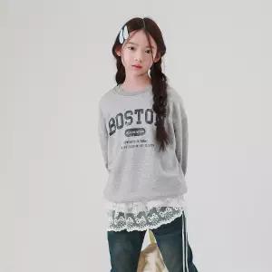 [체리블랑] 체리블랑 보스턴맨투맨 키즈,주니어