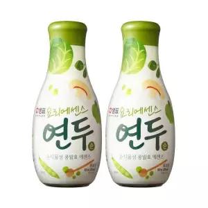 샘표 요리 에센스 연두 순 조미료 찌개 나물 500ml 2개 MNA
