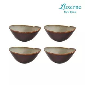 루전 러스틱 아이보리 면기 4인세트 라면그릇