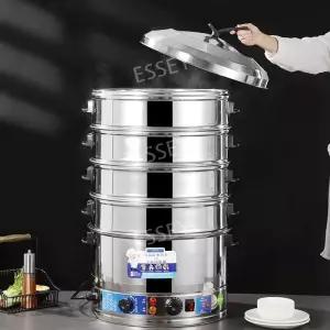 업소용 전기 스텐 304 대용량 만두 찐빵 찜기 증기