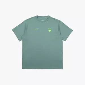 디아도라 하트 심볼 반팔 티셔츠 TURQUOISE 245321