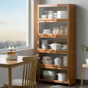 주방 불투명 그릇장 엔틱 일본식 카페장 미니찬장