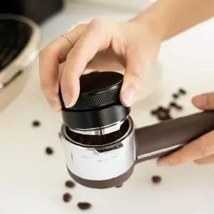 커피 추출 자동 탬핑 도구 레벨링 템퍼 에스프레소 머신 분쇄 원두 압축 바리스타