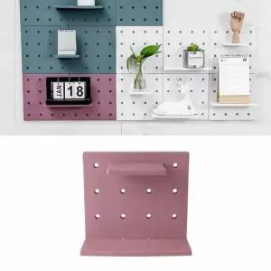 [라일리생활건강] Rly 페그보드 블록 선반 퍼플 타공진열대 책상타공판