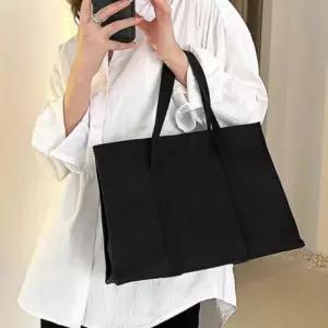 [라일리] Rly 사각 토트백 가방 여성 캔버스백 쇼퍼백 2컬러