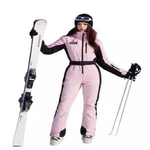 여성 스키복 세트 날씬해 하의 스노우보드복 방수 남녀공용 보드복 방풍 겨울 스키 상하세트 방한