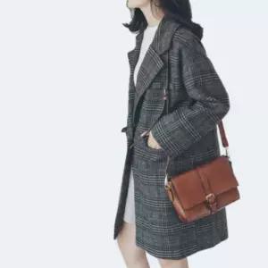 [라일리여성의류] Rly 여성 정장 하객룩 카라 재킷 루즈핏 모직 체크