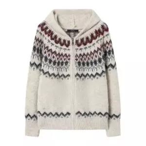 GGPX 빈티지 후드 노르딕 집업 니트 가디건 (GPDCK045D)