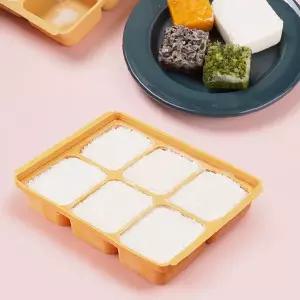 이유식 소분 실리콘 큐브 6구 2p 냉동보관 용기 트레이 아기 준비물 그릇 세트