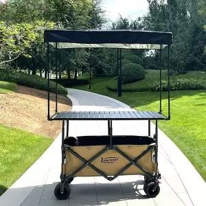 카트 캠핑 접이식 지붕 수레 웨건 폴딩 리프팅 테이블