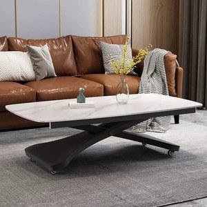 높이조절 식탁 탁자 이동식 리프팅 바퀴달린 테이블 대리석