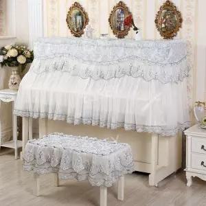 피아노 덮개 천 패브릭 액세서리 엔틱 보호 커버