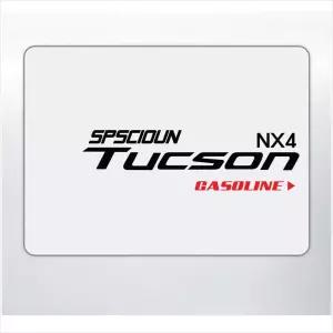 D24 투싼NX4호환 주유구 슬로건 데칼스티커 KTJ4+5xxB