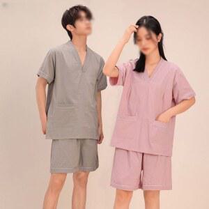 찜질복 빅사이즈 6XL 세트 여성 황토방 업소용 사우나옷 찜질방 XL 사우나복 마사지옷