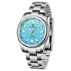 [미국배송] 남성용 파가니 디자인 시계 일본식 자동 무브먼트 200미터 방수 스테인리스 스틸 40MM 다이얼 직경 사파이어 미러 캐주얼 클래식 스타일