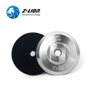 Z-LION 알루미늄 백커 패드 폴리셔 셀프 그립 백업 폴리싱 백 앵글 그라인더용 3 인치 80mm M14 5/8-11