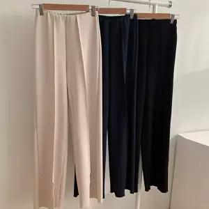 [셀러허브 패션]빅사이즈바지 T923L602 이지와이드트임핀턱팬츠 MO