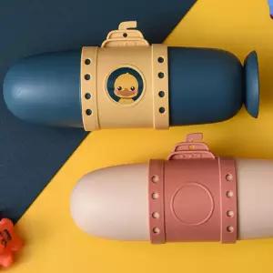 귀여운 캐릭터 잠수함 칫솔 보관 케이스 fvu4+1eQX