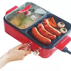 반반 후라이팬 쿠커 냄비 전기 잔치팬 그릴 대원1200 하나로