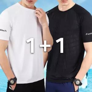 반팔 머슬핏 헬스복 1+1 쿨링 홈웨어 티셔츠 기능성 오버핏 트레이닝복