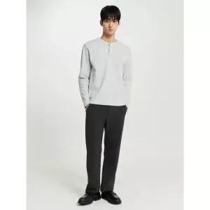 매장정품 BEANPOLE 빈폴 26SS 헨리넥 긴소매 티셔츠 - 라이트 그레이(BC6241C562) 1115907