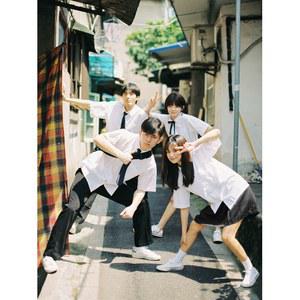 대만교복 프레 빅사이즈 스쿨룩 세라복 졸업사진 감성 유니폼 스냅사진 졸사컨셉