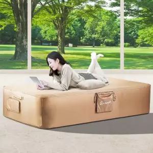 캠핑용차박접이식 야외경량 매트 자충식다용도 에어 야외 싱글 에어베드차박용쿠션 공기 더블자동경량 에