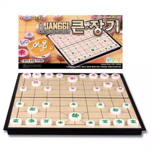 단체 체스 장기 어린이보드 큰장기 테이블 패밀리 자석 팀 골든 접이식 보드게임 휴대용