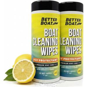보트 시트, 자동차 가죽, 대시보드, 콘솔, 내부 및 외부 청소 용품을 위한 자외선 차단, 해양 비닐 청소기 보호제가 포함된 클리너 물티슈
