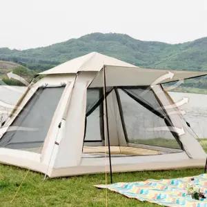 설치가 편한 원터치 텐트 가족 5인용 캠핑 피크닉 dQh7+5iYI