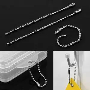 구슬줄 10cm 500P 큐방고리 볼체인 연결고리줄/중형볼체인/체인연결링/체인연결줄/연결구슬줄/연결볼체인