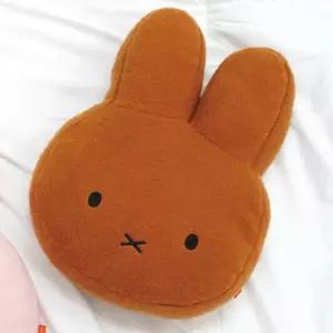 (브라운) 미피 얼굴 쿠션/캐릭터/예쁜/쇼파/다용도/가정용/봉제/큐션/귀여운/인형/사무실/선물용/케릭터