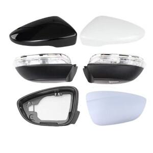 Volkswagen 호환 시로코 CC 비틀 제타 Mk6 파사트 B7 차량용 후방 열선 블라인드 스팟 미러 유리 커버 프레