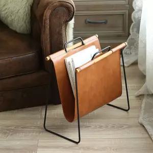 인조가죽 철재 북 포켓 (808) 수납 매거진 잡지꽂이