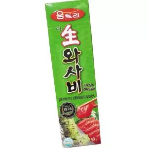 생와사비 움트리 튜브 43g 40팩 와사비 튜브 조미료
