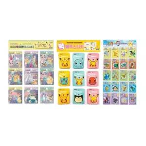 (포켓몬) 스티커 레인보우 9종+빅페이스 9종+팡 오로라 20종/캐릭터/꾸미기/다이어리/데코/귀여운/노트북