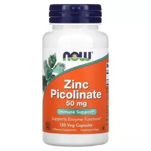 나우푸드 아연 징크 Zinc 피콜리네이트 Picolinate 50mg 120정 비건
