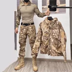 해병대 군복 위장 겨울 밀리터리룩 미군 전술 작업복 전투복 특전사 남성 전술복 방한