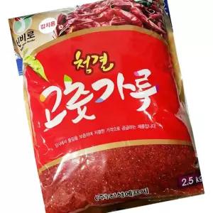 진성 김치용 고춧가루 2.5kg 6입 조미료 매운양념 김치재료