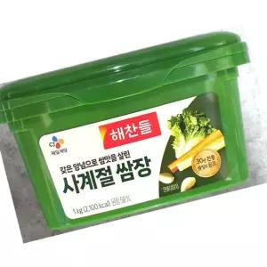 해찬들 사계절쌈장 1K 12개 된장