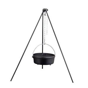 캠프 셰프 더치 오븐 삼각대 - 50인치, 검은색