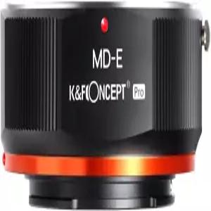 소니 A6000 A6400 A7II A7100 A7RIII용 매팅 바니시 디자인이 적용된 미놀타 MD MC 마운트 렌즈와 NEX E