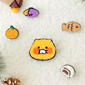 카카오프렌즈 춘식이 부클 납작 신발꾸미기 가방 참 세트