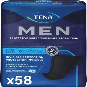 테나 남성용 가벼운 요실금 보호 방패 방광 조절 불연속 광흡수성 58 카운트