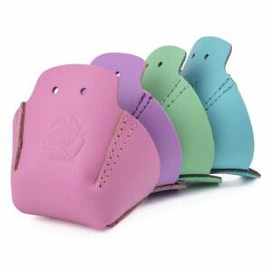 본트 롤러 스케이트 - 100% 호주산 가죽 발가락 캡 가드 프로텍터 더비 속도 파스텔 페어