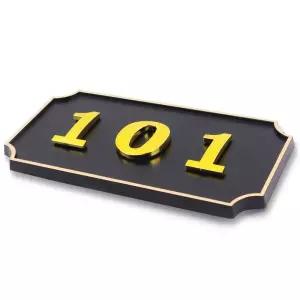 호실판 검정 사각형 입체 1P 현관 번호판 문 호수판 iDT8+8Zxo