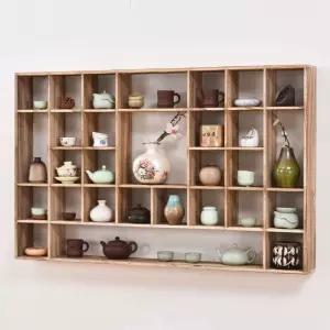 다기장 그릇장 찬장 빈티지 엔틱장 머그컵 수납 찻장 원목